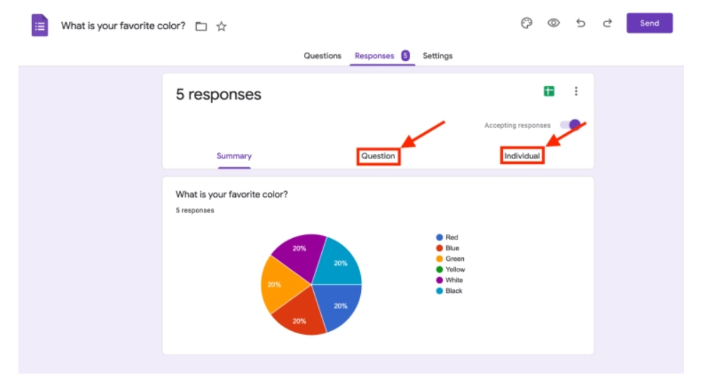 How To Find Response on Google Forms