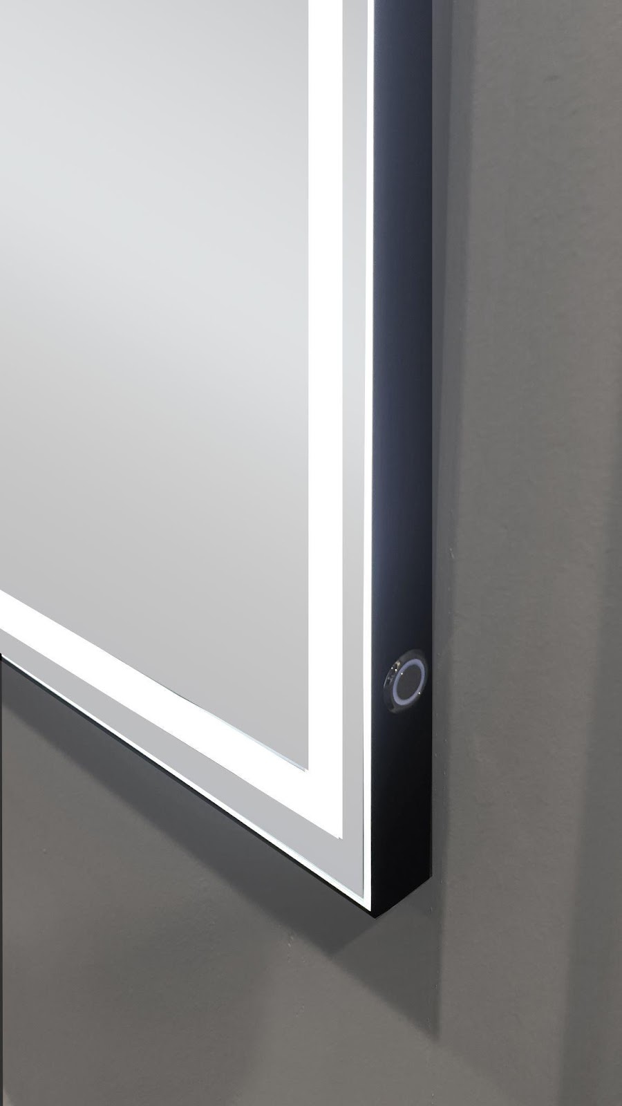 Espejos con marco negro para el baño - Espejos LED Xpertials