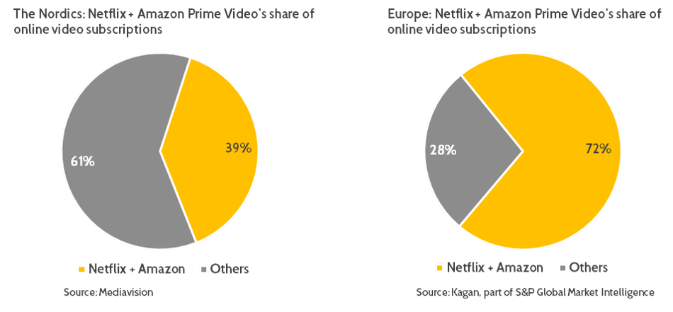Mientras Las Plataformas Locales De Streaming Dominan El Mercado Nordico Netflix Y Prime Video Estan Presentes En La Union Europea Dplnews