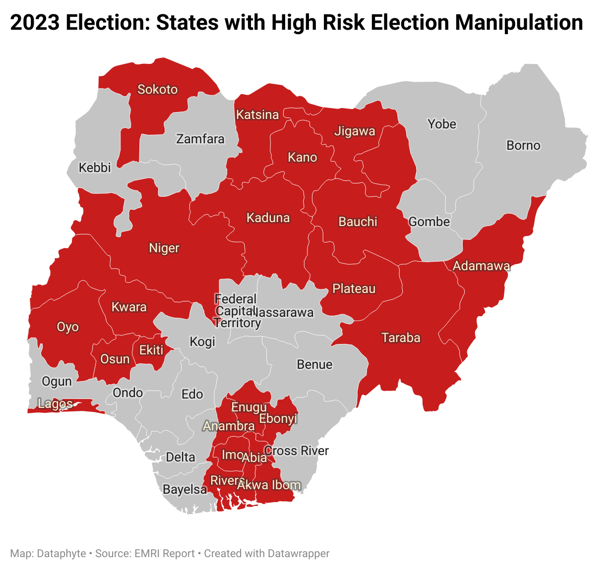 2023: CSOs flag Imo, Lagos, Kano, 19 others as states with high manipulation risks