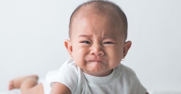 Baby Crying With Mouth Closed