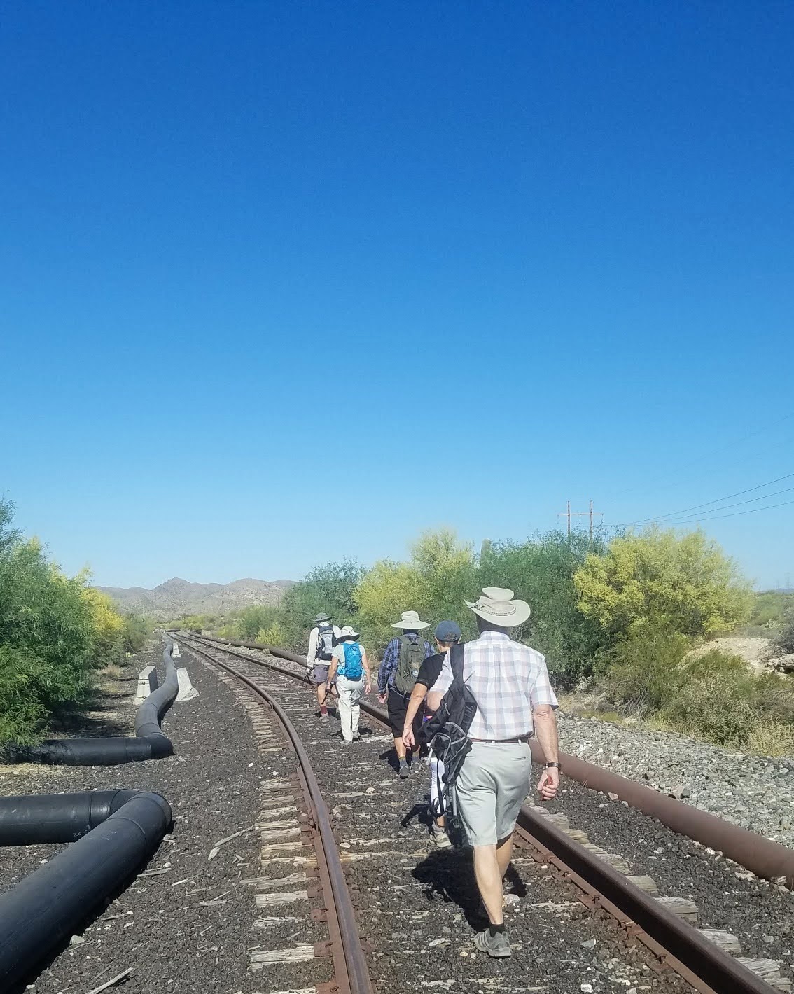 railroad hike