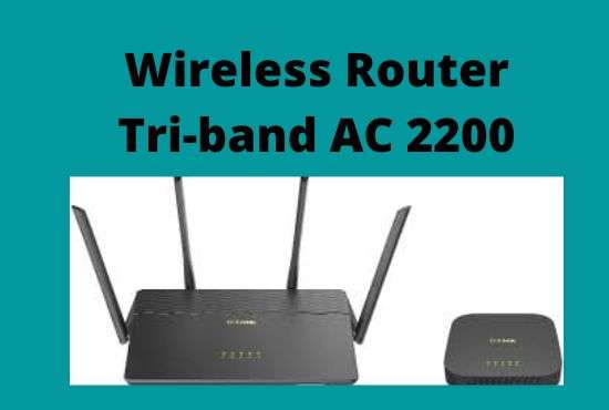 Wireless Router Tri-band AC 2200