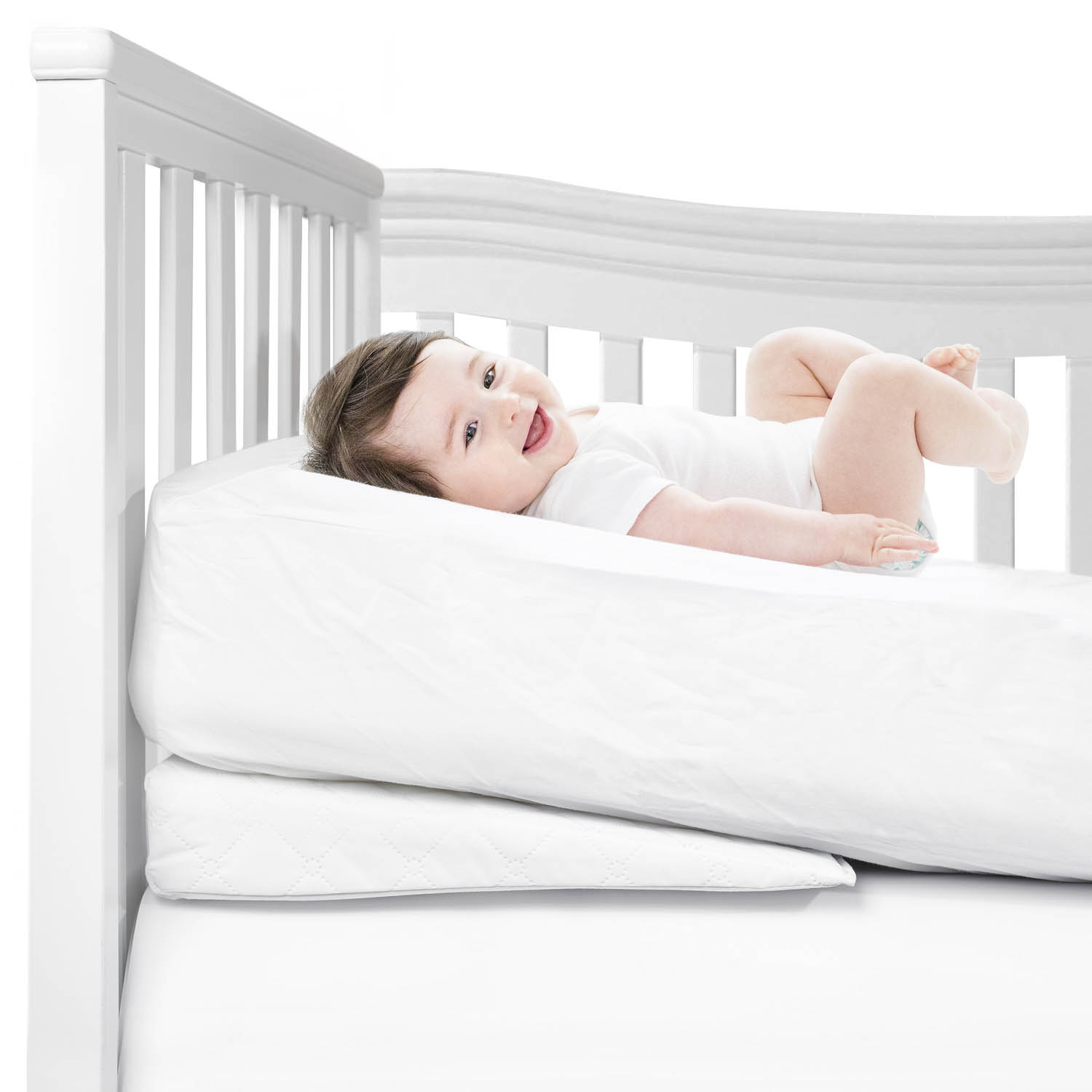 When to use a cradle bed sleeping wedge - after speaking with a pediatrician