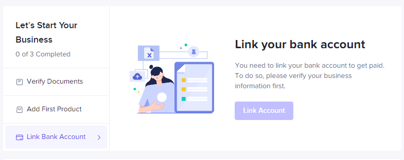 TikTok Seller Center to link your bank account