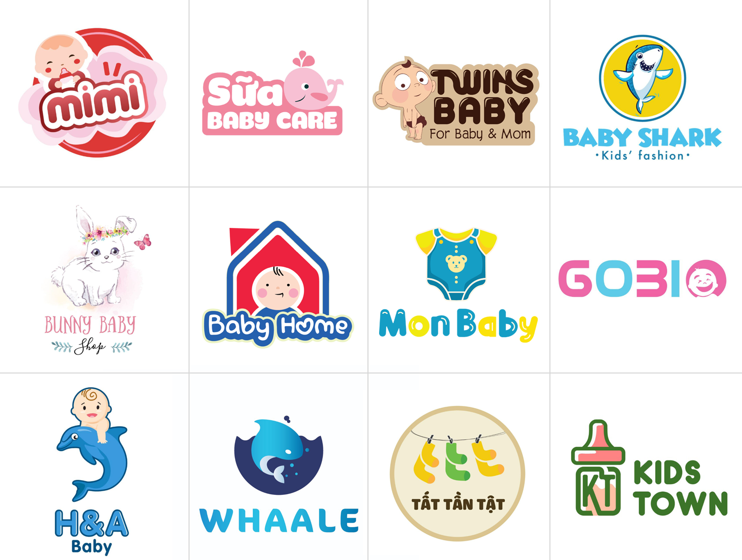 Thiết kế logo thời trang đáng yêu, ấn tượng nhất 2023 