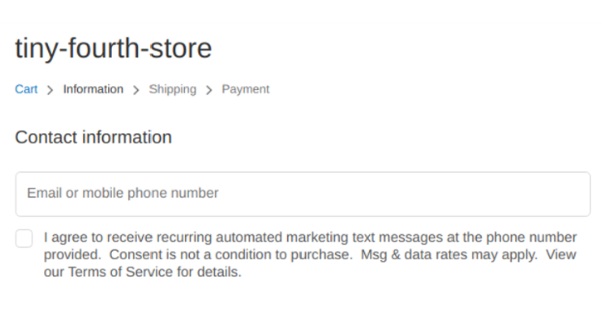 Collect phone numbers via website - sms marketing list 