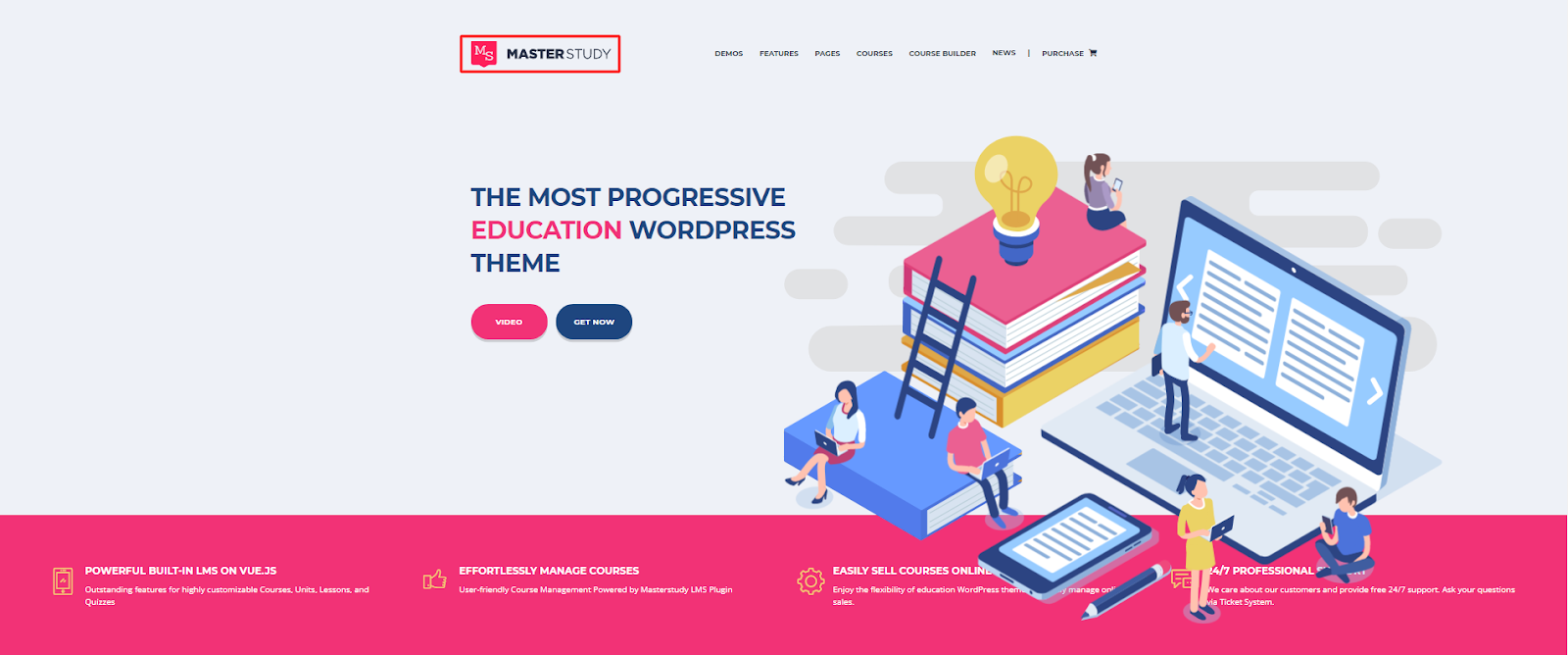  Masterstudy- Excellent Education WordPress Theme