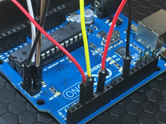 Arduino Uno and LoRa module wiring 2