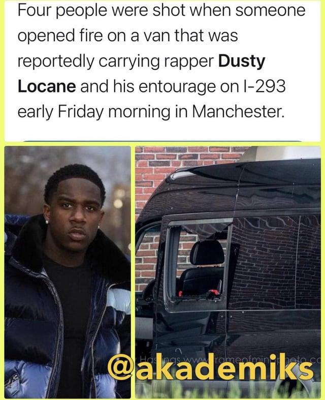 r/NYStateOfMind - New York rapper Dusty Locane and crew was shot at . 4 people were shot 💪🏽