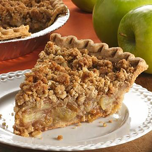crumble top apple pie