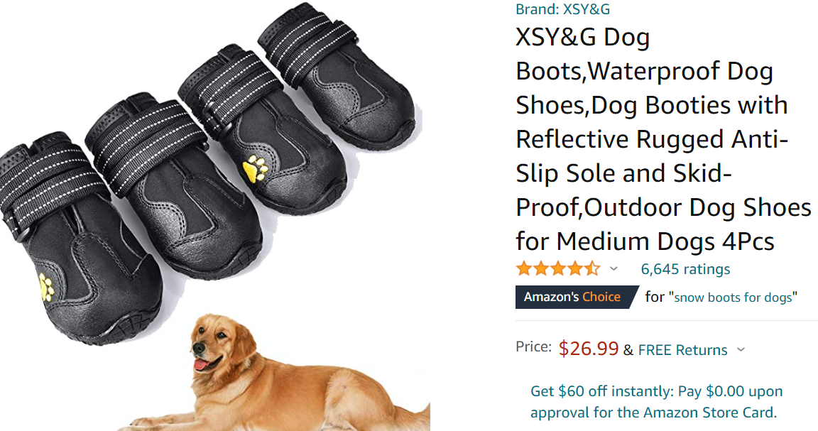 XSY&G Dog Boots