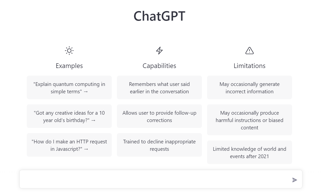 Generative AI Tools: ChatGPT