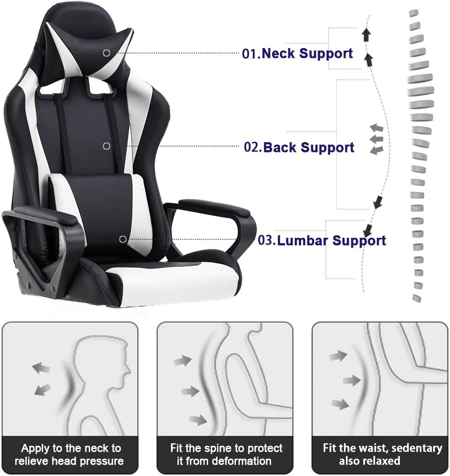 The lumbar support that a gaming chair provides makes it a worthwhile purchase.