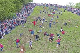 Image result for cheese rolling
