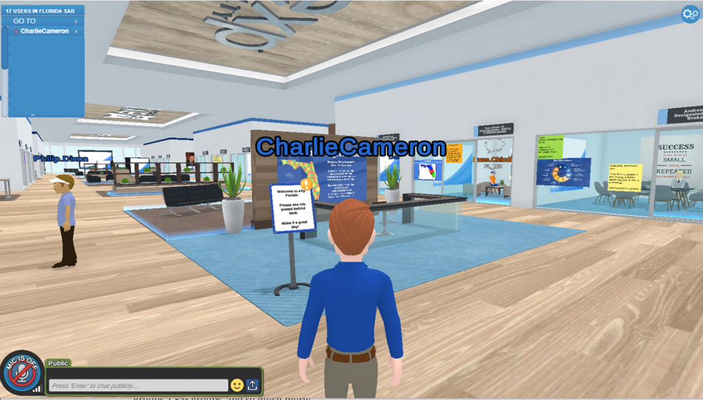 Inside the Florida broker virtual office in eXp World! Another reason eXp Realty is perfect for part time agents.