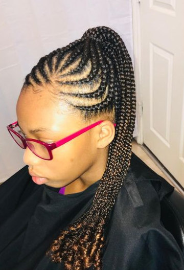 feed in braids 