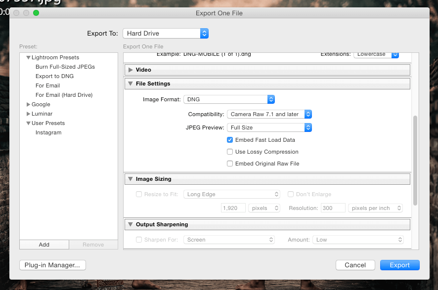 presets para Lightroom Mobile