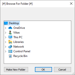 Folder-Browser-Dialog