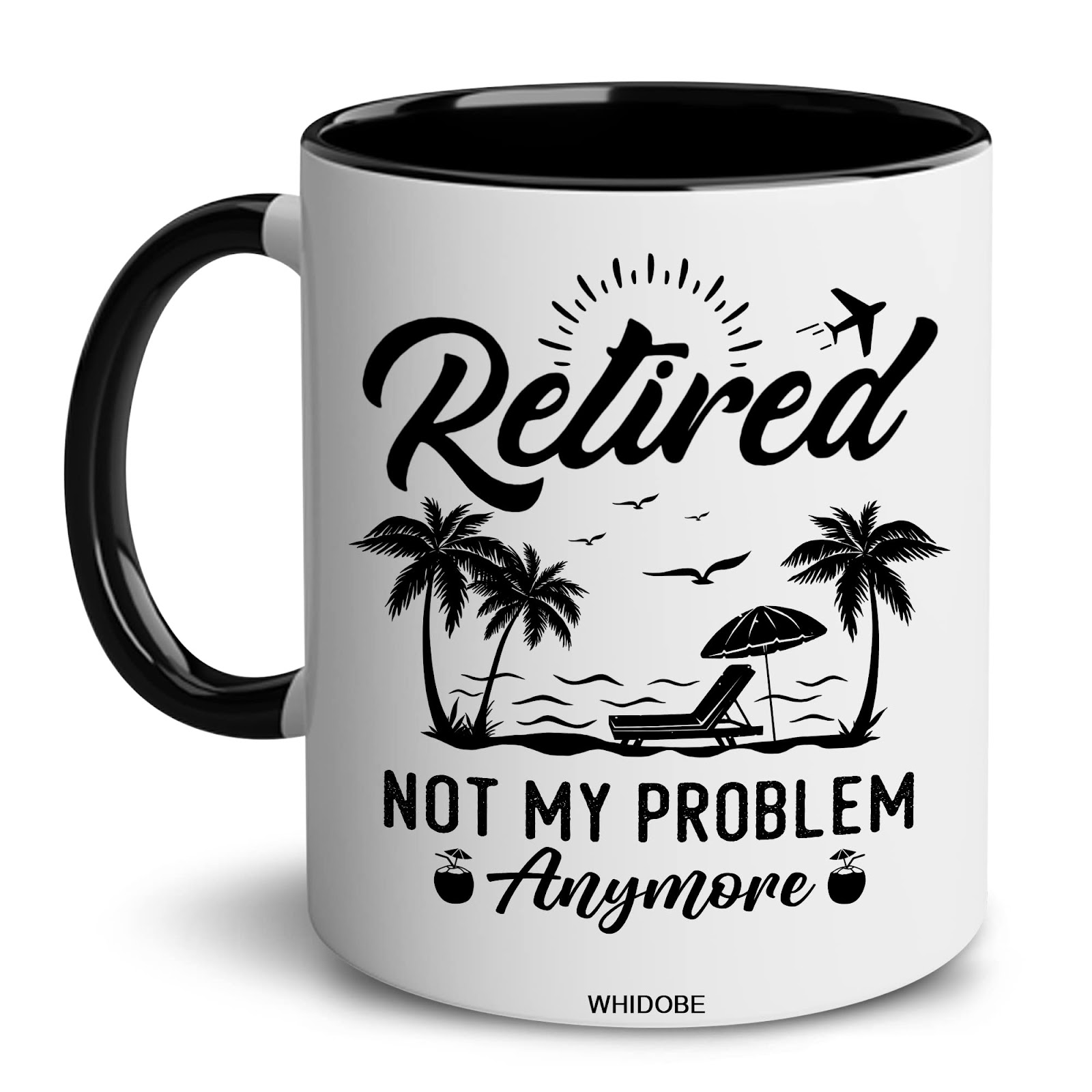 WHIDOBE Funny Retirement Gift Mug