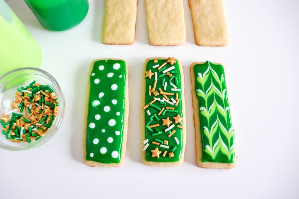 St Patricks Day Sugar Cookie Process