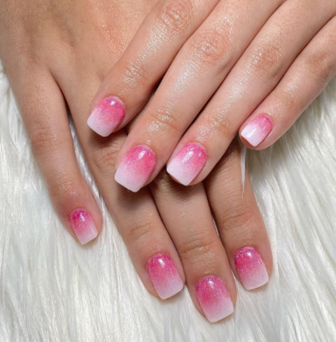 Shining Day Ombre Nail Designs