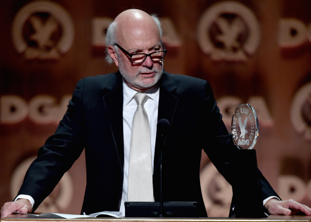 James Burrows accepting the Lifetime Achievement in Television Direction Award onstage at the 67th Annual Directors Guild Of America Awards