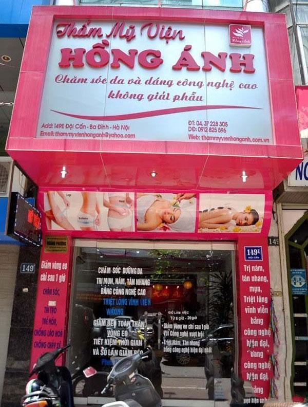 Bảng hiệu mặt dựng spa đẹp