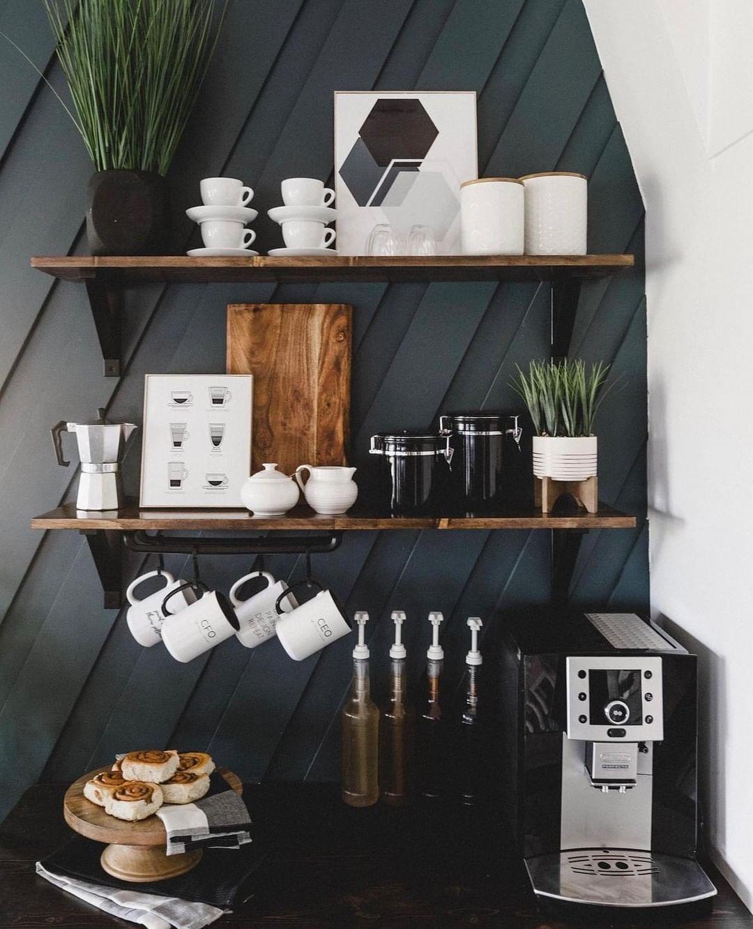 How to Create an Instagram-Worthy Kitchen - your very own coffee station