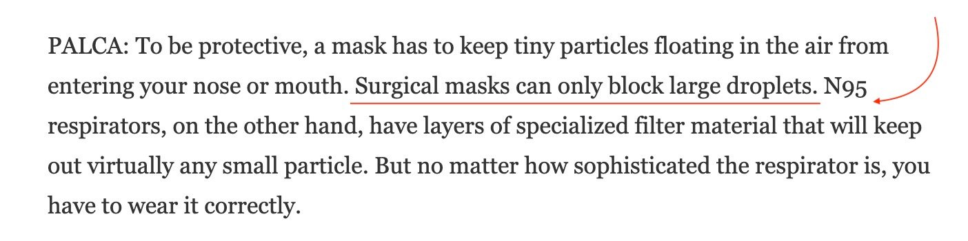 NPR Surgical Masks Coronavirus Capture 