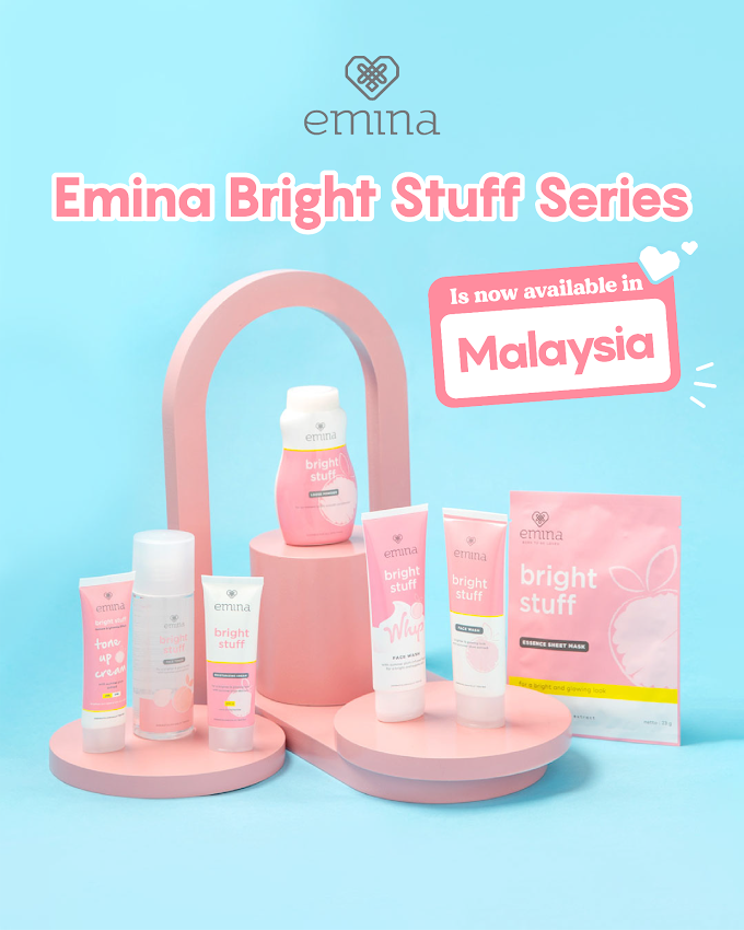 Emina Skincare And Cosmetics Products Are Now Available in Malaysia Exclusively On Shopee.