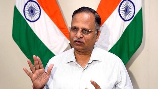Delhi minister Satyendar Jain. (ANI FILE)
