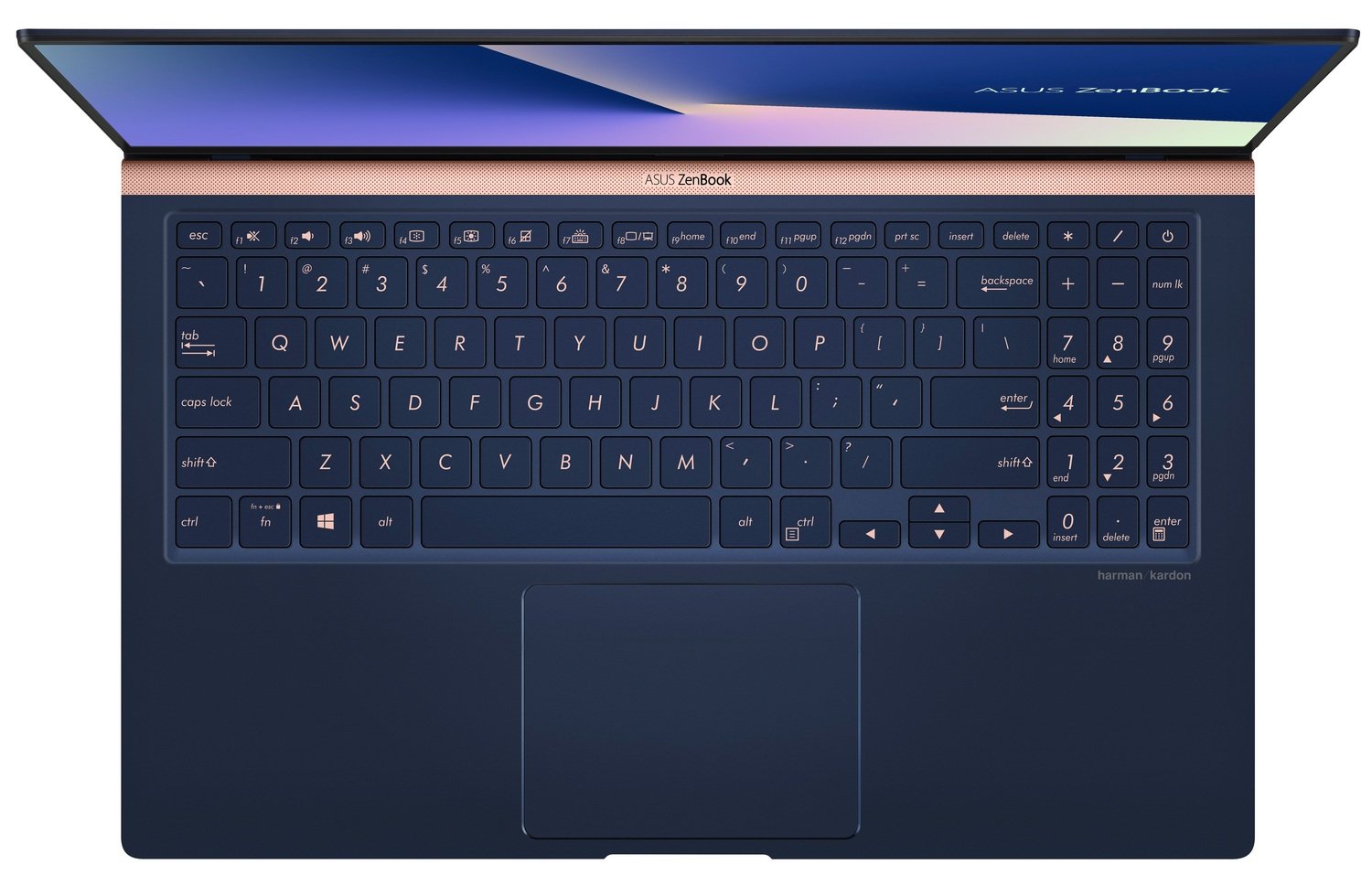 Ноутбук ASUS UX533FD-A8081T (90NB0JX1-M02400) клавиатура