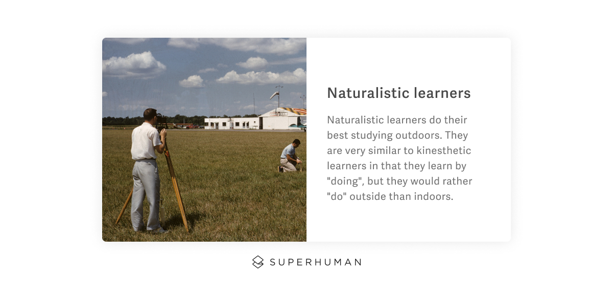naturalistic learners