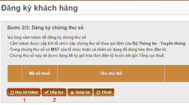 Đăng ký tài khoản trên hệ thống xác thực hóa đơn của cơ quan thuế