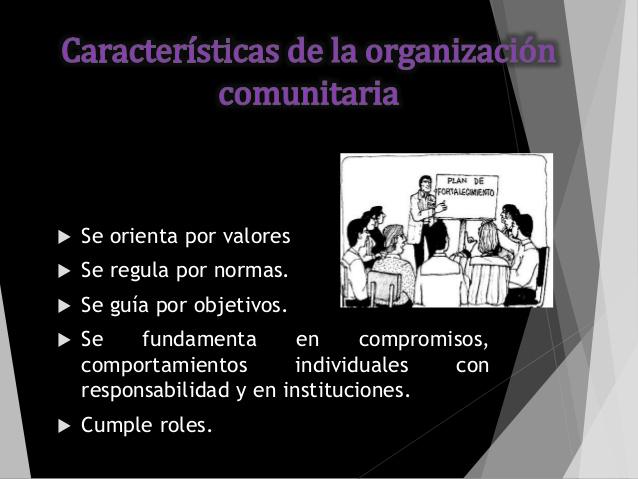 Resultado de imagen para que es una organización comunitaria