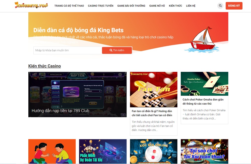 Kingbets.top - Chuyên trang đánh giá nhà cái trực tuyến hàng đầu hiện nay