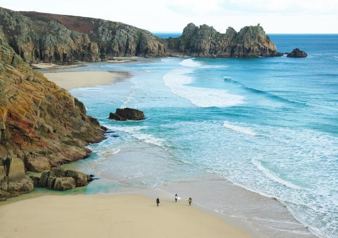 Porthcurno Beach,Porthcurno