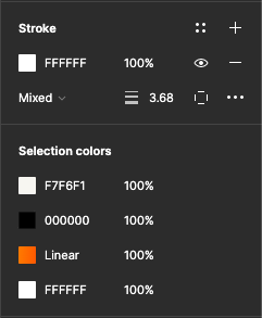 Selection colors in Figma