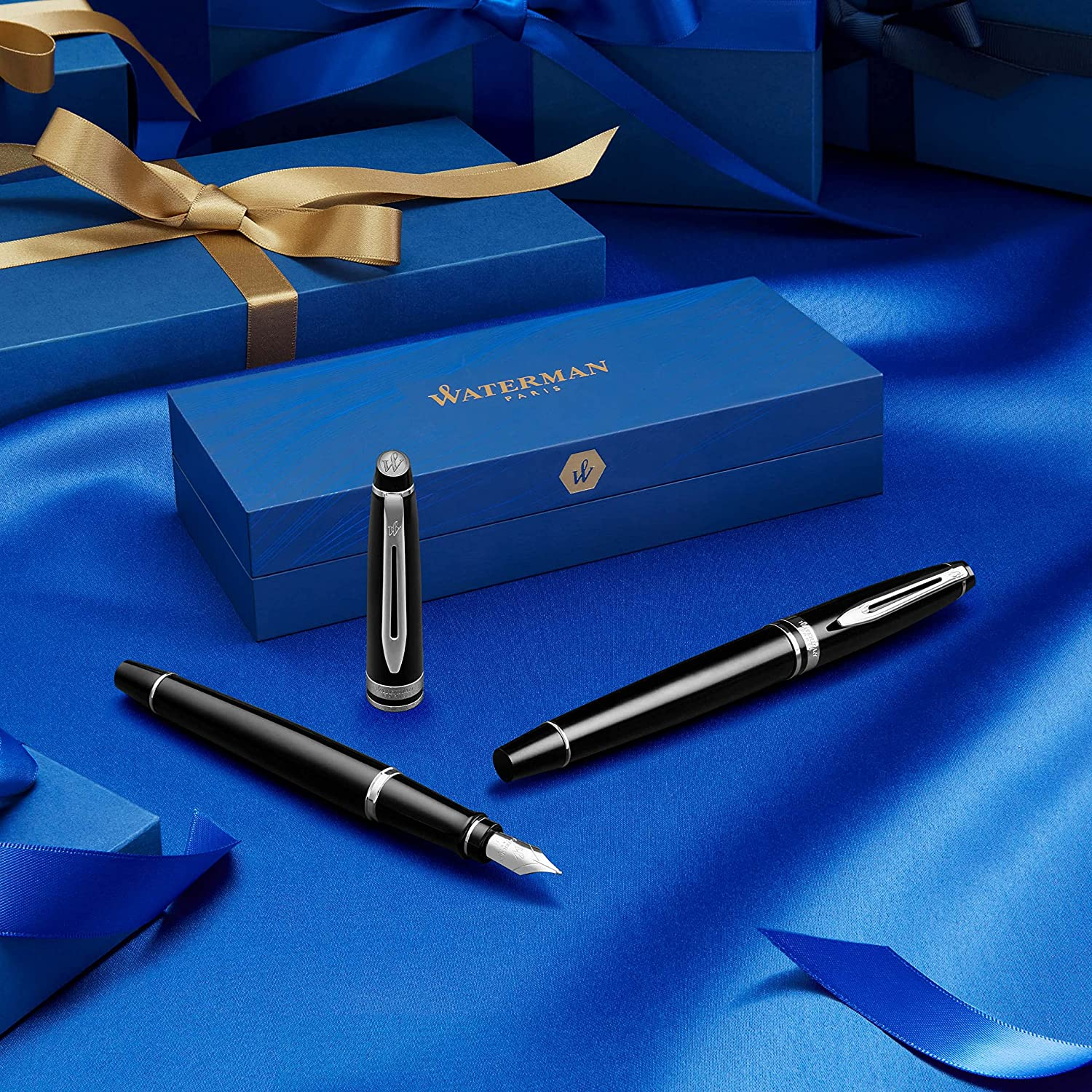 The Expert Fountain pen is a masterpiece of elegance and craftsmanship derived from a longstanding tradition of Waterman legends