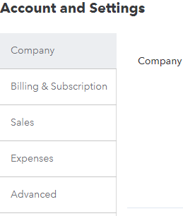 QuickBooks Reporting: Account and Settings