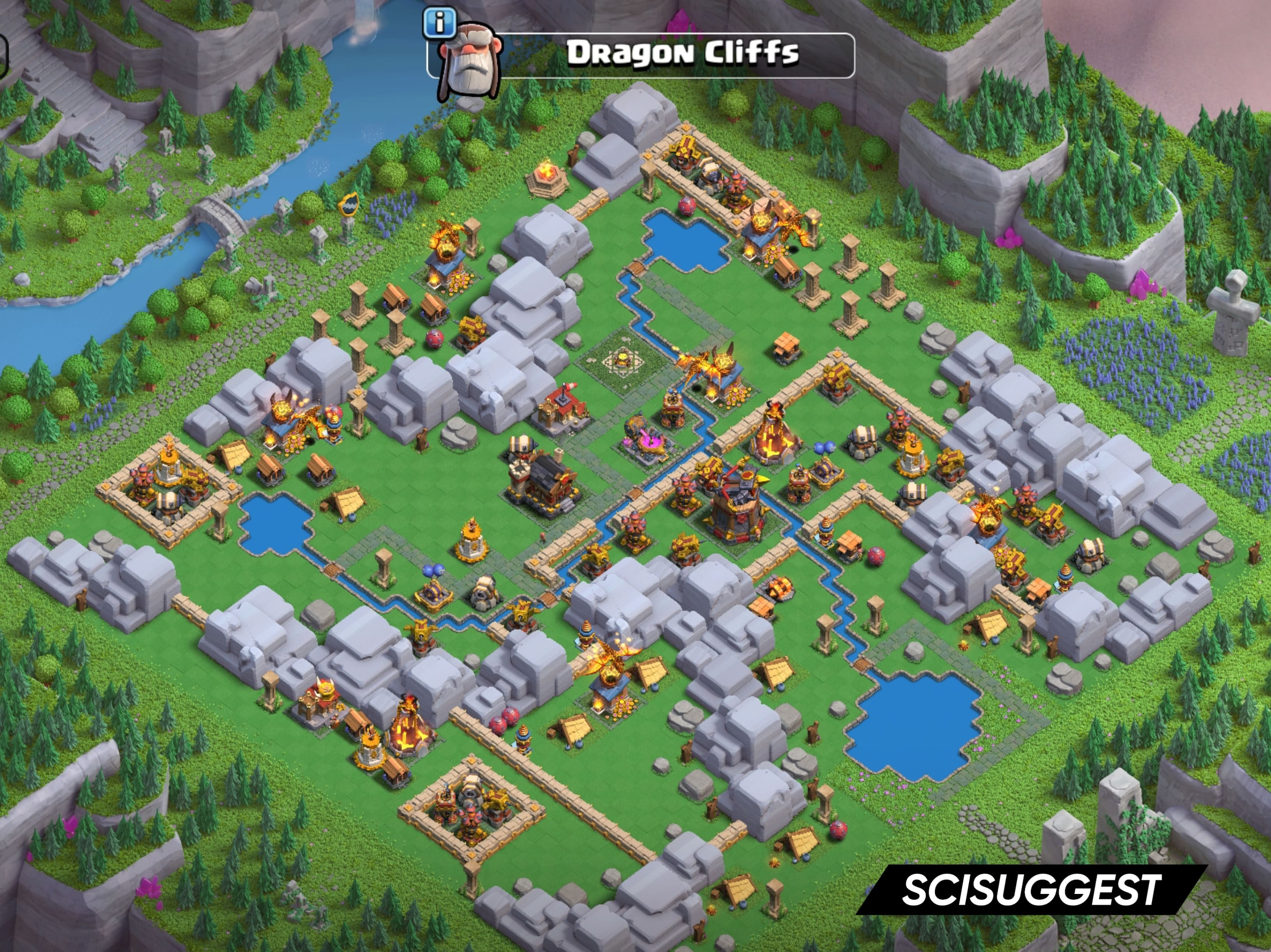 Dragon Cliffs Clan Capital Base Layouts