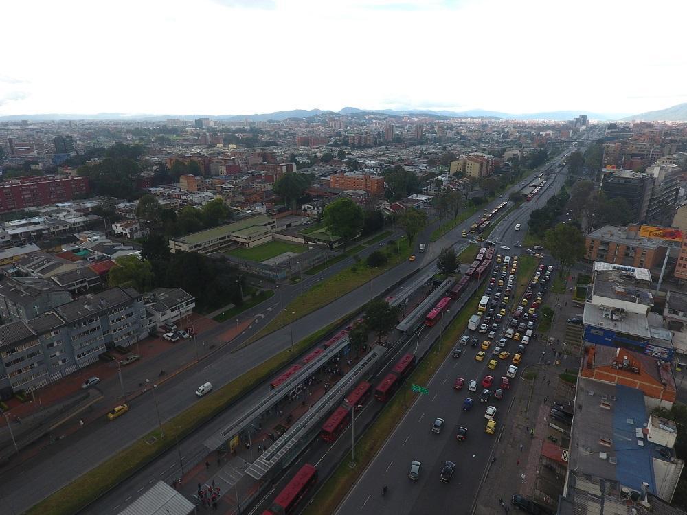 Foto: Vista panorámica de la Autopista Norte con Calle 85