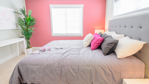 Pink Colour Combination For Bedroom Walls