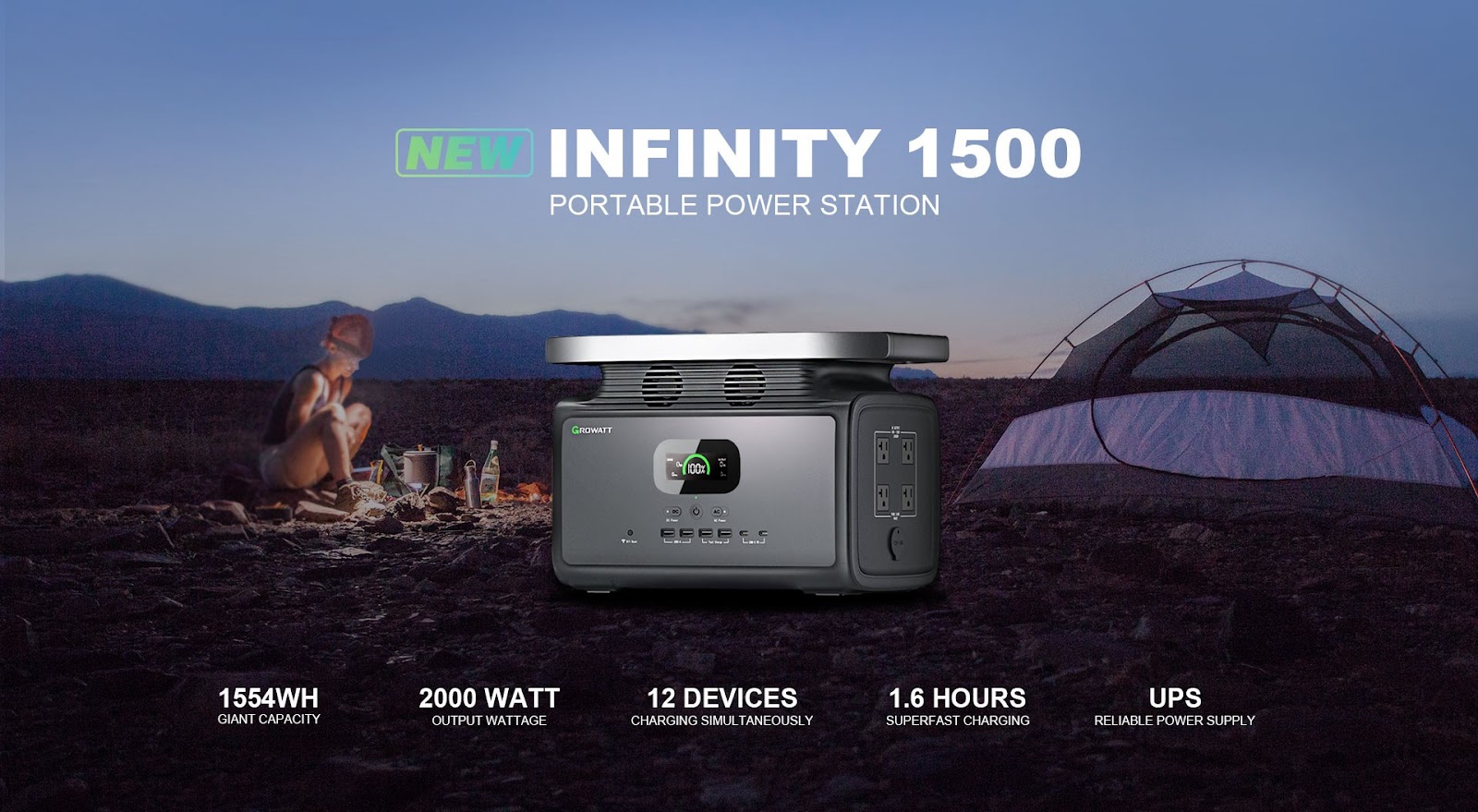 Growatt Infinity 1500 Portable Power Station | Techgoing News