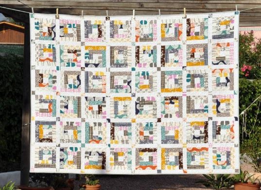 Abstract Dreams - Free Quilt Pattern available on Craftsy