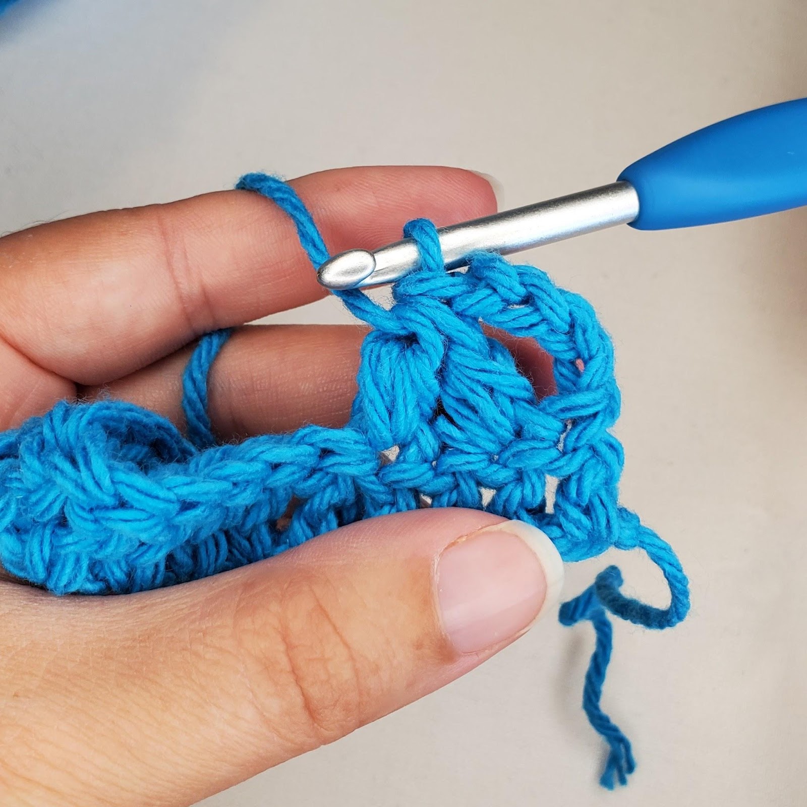 The Forked Cluster - Crochet Stitch Tutorial