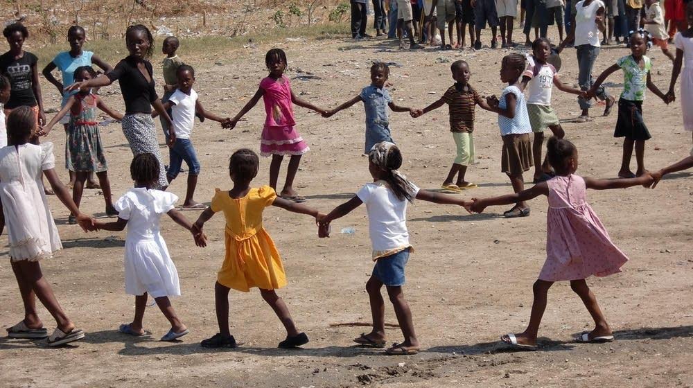 Image result for children playing haiti photos