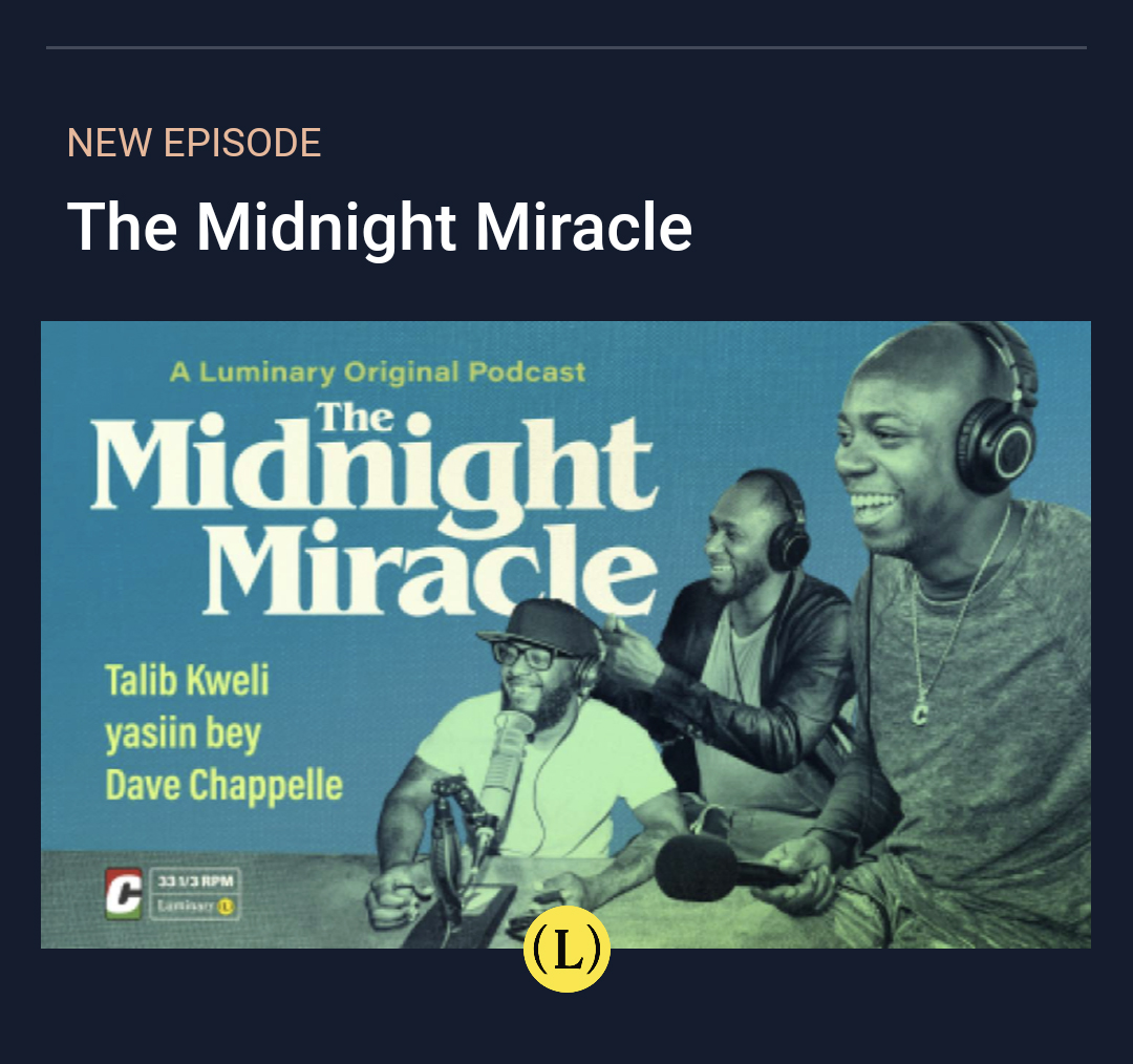 An in-app banner advertisement for a “new” episode The Midnight Miracle that had been uploaded July 5th, nearly a month prior.