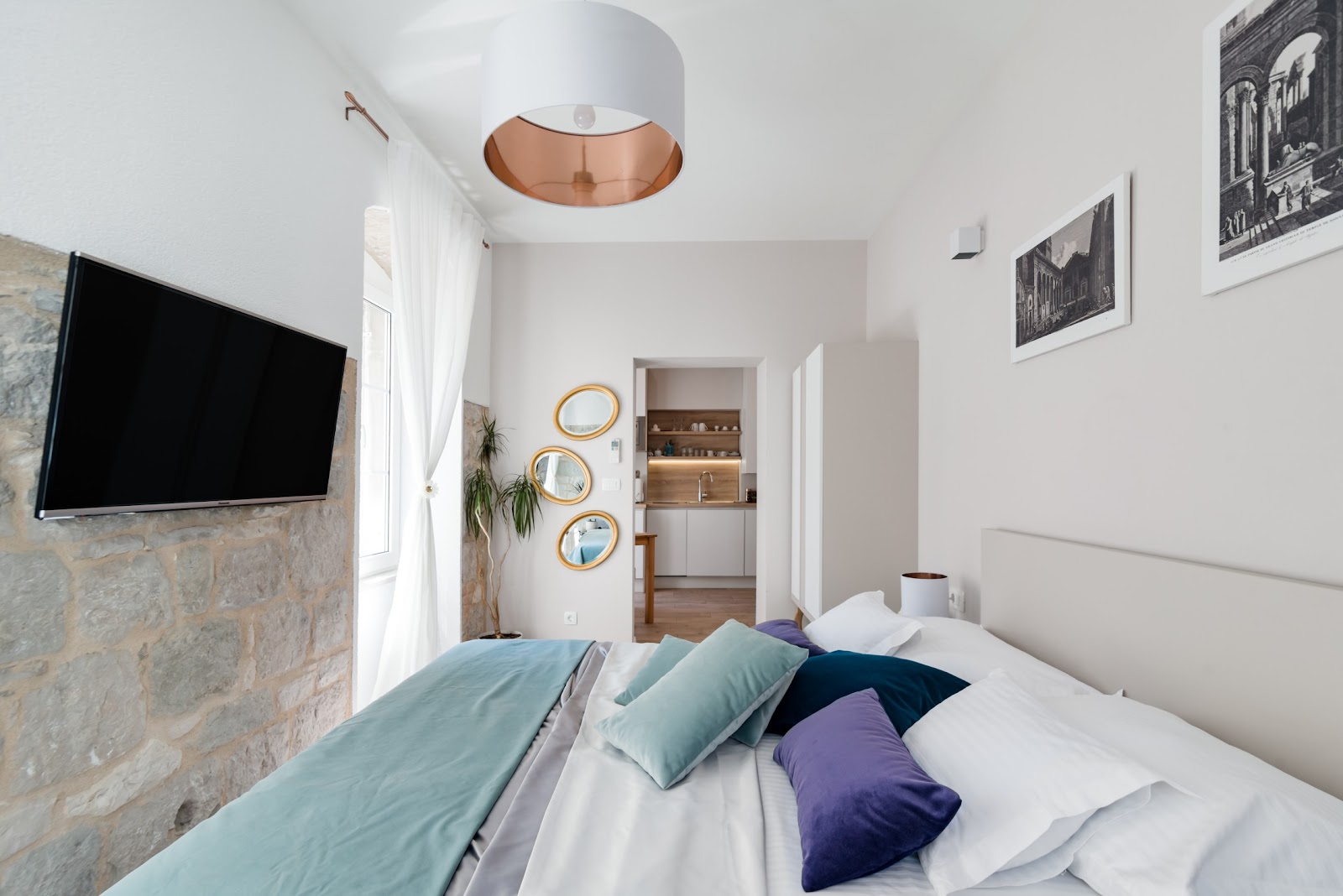 Split Croatia luxury apartment bedroom